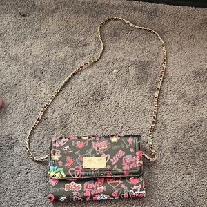 Colorful Love Print Women's Bag